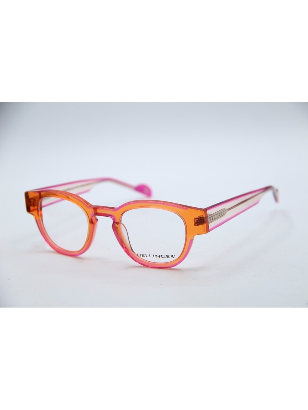 Bellinger Denmark Surround Color 567 Orange Pink Authentic Eyeglasses